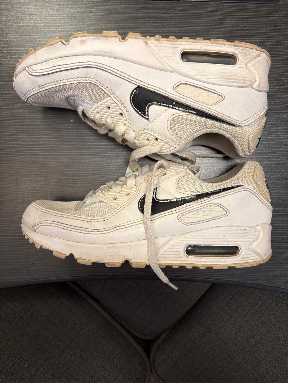 Nike Off-White/Light Tan Low-Top Sneakers - Picture 4 of 5
